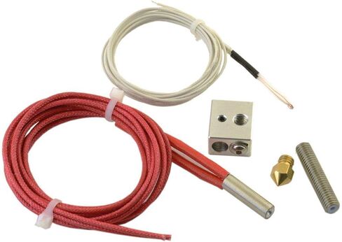 Assembled Extruder Hot End for RepRap 3D Printer 1.75mm Filament, 0.4mm Nozzle in Saudi Arabia