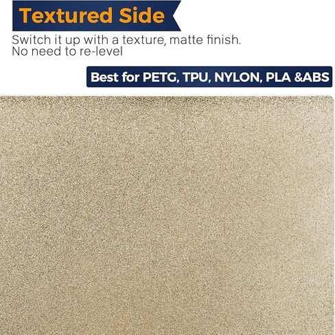 طقم سرير PEI ناعم وملمس مزدوج الجوانب لطابعة Voron V0/V2.4 ثلاثية الأبعاد بأحجام مختلفة (250 مم × 250 مم، PEI ناعم/ملمس مزدوج الجوانب) in Kuwait