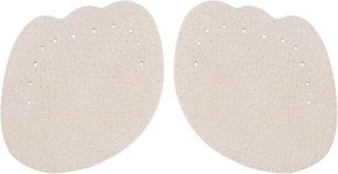 2 Pair Metatarsal Pads | Pigskin Weight Shifting High Heel Inserts for Women | Ball of Foot Anti-Slip Comfort Pads Invisible Self-Adhesive Forefoot Shoe Insoles for Women Sandals in Kuwait