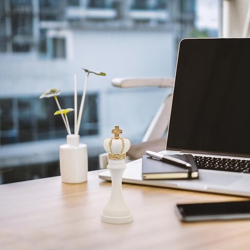 Cabilock تمثال الشطرنج الصغير ديكور الراتنج الملك الشطرنج تمثال الرجعية الفن الديكور الشطرنج منحوتات للمنزل مكتب خزانة النبيذ غرفة المعيشة Knick Knacks سطح المكتب الديكور 6 "H in Kuwait