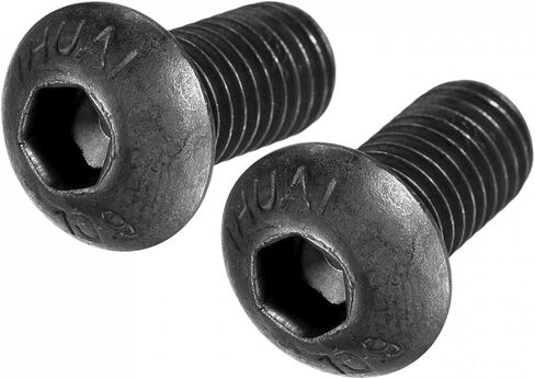 uxcell M8x16mm عرافة المقبس زر غطاء الرأس البراغي مسامير سبائك الصلب 10 قطع in Saudi Arabia