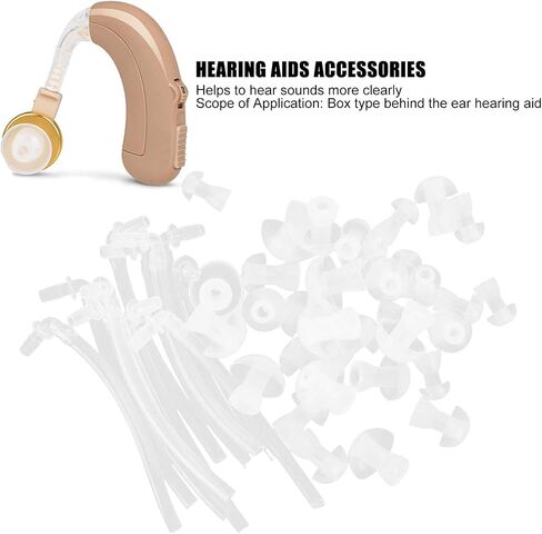 Replacement Sound Tubes & Eartips Domes Set, Earplug Ear Plugs Eartips Domes with Sound Tube Accessories in Saudi Arabia