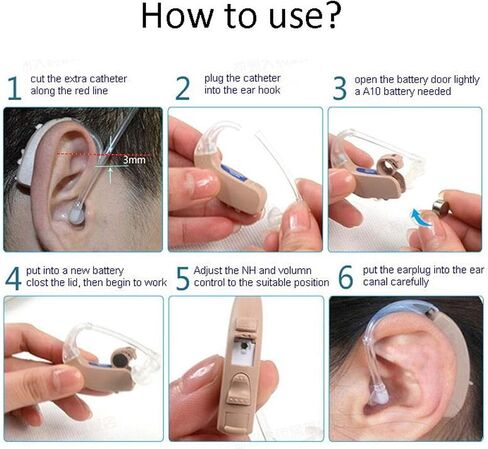 Replacement Sound Tubes & Eartips Domes Set, Earplug Ear Plugs Eartips Domes with Sound Tube Accessories in Saudi Arabia