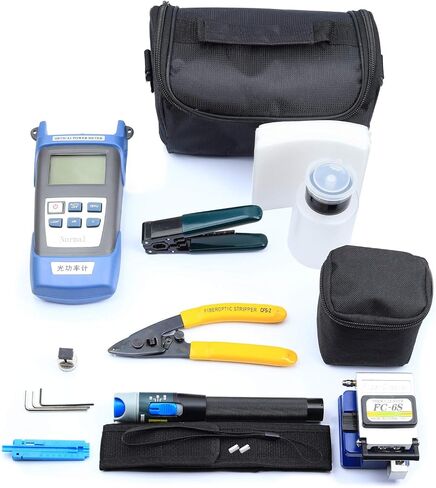 مجموعة أدوات الألياف الضوئية FTTH مع عداد طاقة الألياف الضوئية ومحدد الأعطال البصرية وقاطع الكابلات وقاطع الألياف FC-6S in Kuwait