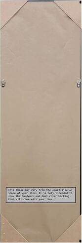 Amanti Art Door Wall Mirror, Full Length Mirror (52 x 18 in.), Grand Black Narrow Full Body Mirror and On The Door Mirror Full Length Mirror for Bedroom or Living Room Decor, frameColors Mirror, in Kuwait