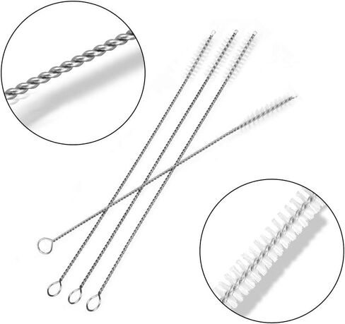 4Pcs Replacement Straws for Owala 40oz, Reusable Plastic Straws with Cleaning Brush for Owala Water Bottle 40 oz, Tumbler Accessories in Saudi Arabia