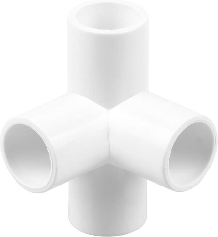 24 حزمة من أنابيب تركيبات PVC 3 طرق 1/2 بوصة، تجهيزات أنابيب PVC 3 طرق شديدة التحمل لبناء الأثاث PVC، أنابيب سقيفة الدفيئة، وصلات أنابيب PVC in Kuwait