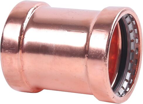 (10 قطع) EZ-FLUID شديدة التحمل 1/2 بوصة وصلة ضغط منزلق بدون توقف LF Propress تركيب نحاسي، لا يوجد وصلات إيقاف أنبوب الأنابيب، وصلة تركيب النحاس ProPress، سباكة سكنية وتجارية in Kuwait