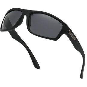 willochra Full lens Polarized Reading Sunglasses for Men Driving Wrap Around Sports Square Presbyopia Reader