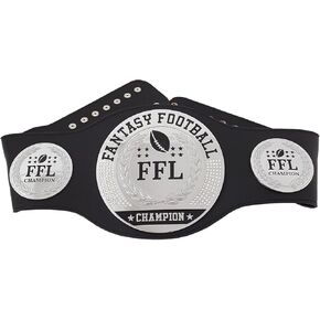 Fantasy Football Championship Belt, Customizable Engravings Adult Championship Belt Trophy Prize Birthday Gifts