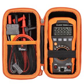 Mchoi Hard Portable Case Compatible with Klein Tools 600V MM400 / MM300 Multimeter (CASE ONLY)