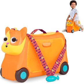 B. toys- Gogo Ride-On - Lolo- – Ride-On Cat Suitcase – Kids Luggage – Storage Space for Travel – 2 Years +