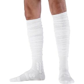 SLEEFS] Football Padded Scrunch Socks - Extra Long Padded Scrunchie Socks - Football/Soccer/Baseball/Running - 1 Pack
