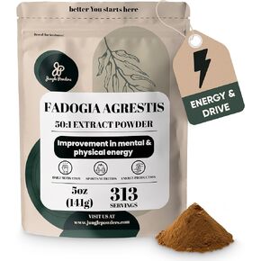 Fadogia Agrestis Extract for Men 50:1 Concentration, 313 Servings - 5 Ounces of Pure Nigerian Fadogia Supplement, Traditional Mens Health Support for Drive & Passion