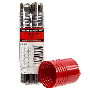 16 Piece Carbide Tipped BIT, Masonry Drill Bit Set, SDS Plus!!!