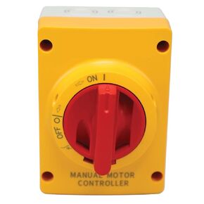 KEM325UL Y/R Yellow / Red Handle 3 Pole 25 A Enclosed Motor Disconnect Switch - 1 item(s)