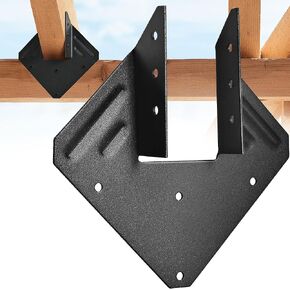 18-Gauge Hurricane Tie,Hot Dip Galvanized Joist Hangers,Hurricane Straps, for Rafter, Roofing Trusses Wood Timber