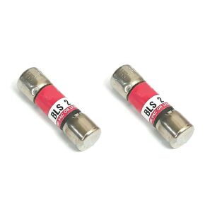 2 PCS BLS2 (BLS-2) BLS 2A 600VAC Midget Fast Acting Fuse 10x35mm