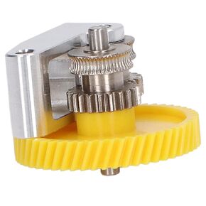 Hardened Steel Extruder Gear Kit with Aluminum Alloy Handle for Bambu X1 P1P 3D Printer