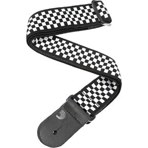 D'Addario Woven Guitar Strap - Guitar Accessories - Electric Guitar Strap, Acoustic Guitar Strap, Acoustic Electric Guitar Strap & Bass Guitar Strap - Gold Star