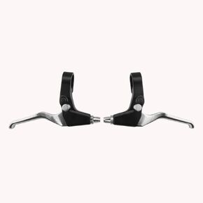 Sunlite Locking Brake Levers, 22.2mm Clamp, Black/Silver