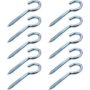 LGEGE Heavy Duty Large Size Screw Hooks Ceiling Hooks Cup Hooks