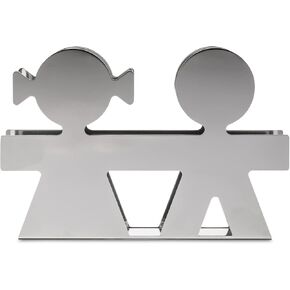 Alessi "Girotondo" Envelope-Holder Envelope (AKK40),Silver