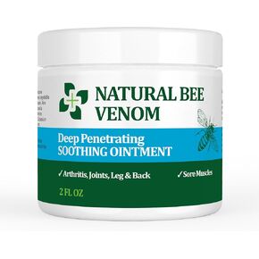 Bee Venom Serum Joint & Muscle & Bone Cream, Pure Natural Ingredients, Fast Acting, Relief Back, Shoulder, Back, Neck, Hands, Elbows, Feet, Leg, Knees, Ankle, for Adults, Elderly