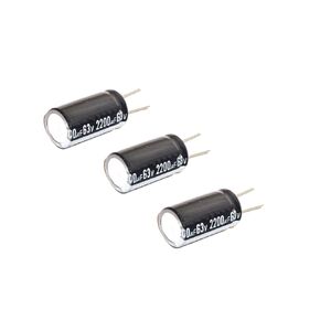 2200uF 63V 18X30mm +/-20% -40 to +105°C 6 PCS Aluminum Electrolytic Capacitors,2200 MFD,2200uF 63V Capacitor,2200uF Capacitor,63V Capacitor,2200uF,2200uF Capacitor 63V,63V MFD
