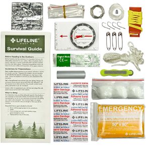 مجموعة أدوات النجاة خفيفة الوزن من Lifeline - 29 قطعة in Kuwait