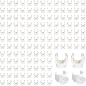 1/2 Inch PEX Pipe Clamp Clip 150 Pcs U Hook PEX Clamps PVC Water Pipe Support Holder Socket PEX Clips Hangers PEX Tubing Clamps for Fixing Pipes