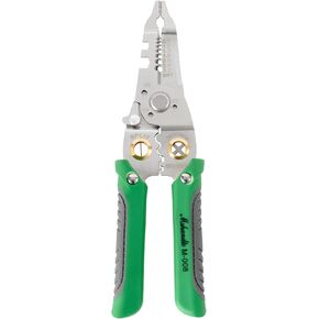 8" Wire Stripper, 10-1 Multifunctional Wire Stripper Crimper Cable Cutter Pliers, Professional Wire Strippers Electrical Wire Crimper, Wiring Tools, Screwing Nuts, Gifts for Men