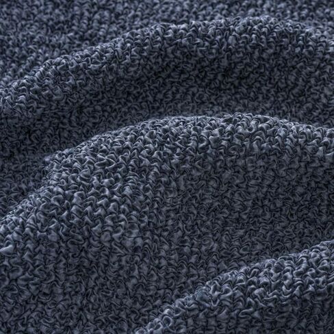 PAULATO BY GA.I.CO. Couch Cushion Cover - Sofa Cushion Cover - T-Cushion & Box Cushion Slipcover - Replacement Sofa Cushion Protector - Stretch Seating Cover - Microfibra Print - Venezia Blue in Kuwait