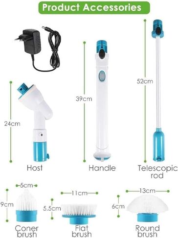 جهاز تنظيف الطاقة اللاسلكي القابل لإعادة الشحن من شركة Hurricane Spin من شركة BulbHead (عبوة واحدة) in Kuwait