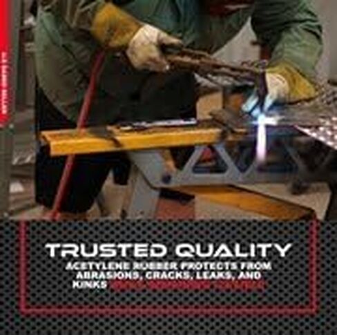 ABN Oxy Acetylene Hose, 50 Foot x 1/4 Inch - B Fitting Twin Cutting Torch Hose for Welding in Kuwait