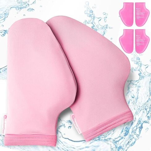 Cold Therapy Socks & Hand Ice Pack Cold Gloves for Chemotherapy Neuropathy, Chemo Care Package for Women Men, Ideal for Plantar Fasciitis, Carpal Tunnel, Arthritis Hand Pain Relief, S/M in Kuwait