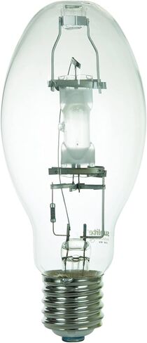 مصباح هاليد معدني Sunlite 03663 MH400/U/MOG M59، 400 واط، قاعدة موغول (E39)، ED37، عمر افتراضي يصل إلى 12,000 ساعة، 36000 لومن، لمسة نهائية شفافة، 4000 كلفن in Kuwait