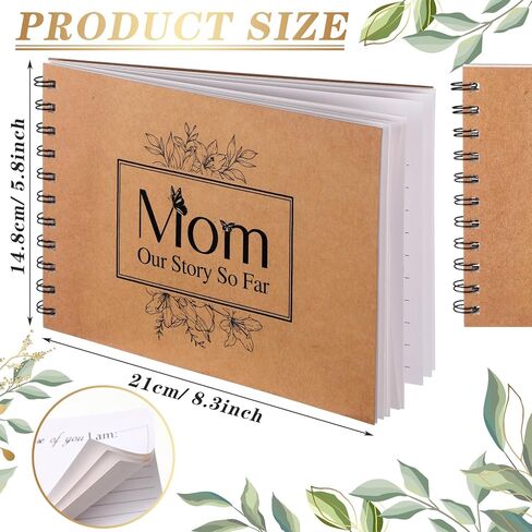 Tenceur the Little Book of Us Couples Scrapbook 8.3 x 5.8 Inch Couples Journal Anniversary Scrapbook Album DIY Photo Book for Couples Marriage Journal Anniversary Wedding Keepsake Christmas Gift in Kuwait