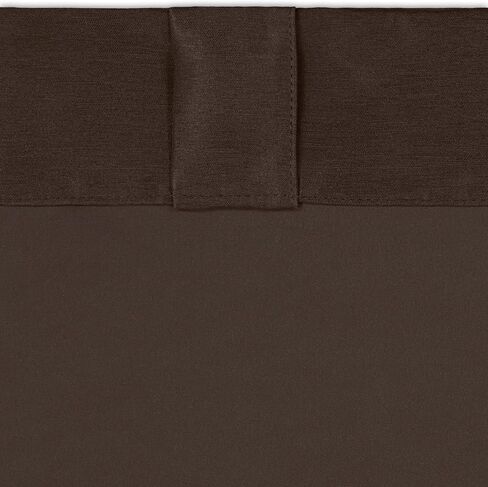 ECLIPSE Fresno Modern Blackout Thermal Rod Pocket Window Curtain for Bedroom (1 Panel), 52" x 95", Black in Saudi Arabia