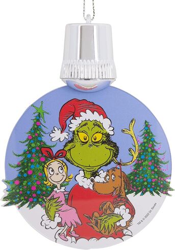 Hallmark Dr. Seuss's How the Grinch Stole Christmas! Cindy-Lou Who and Grinch Ornaments, Set of 2 in Saudi Arabia