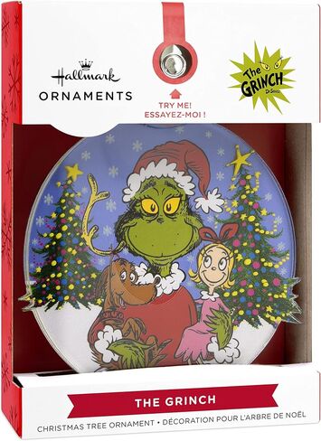 Hallmark Dr. Seuss's How the Grinch Stole Christmas! Cindy-Lou Who and Grinch Ornaments, Set of 2 in Saudi Arabia