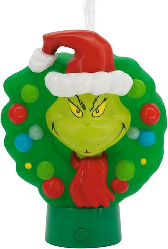 Hallmark Dr. Seuss's How the Grinch Stole Christmas! Cindy-Lou Who and Grinch Ornaments, Set of 2 in Saudi Arabia