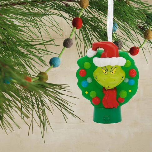 Hallmark Dr. Seuss's How the Grinch Stole Christmas! Cindy-Lou Who and Grinch Ornaments, Set of 2 in Saudi Arabia