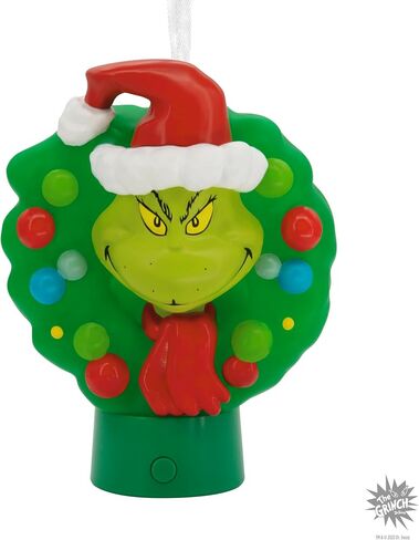 Hallmark Dr. Seuss's How the Grinch Stole Christmas! Cindy-Lou Who and Grinch Ornaments, Set of 2 in Saudi Arabia
