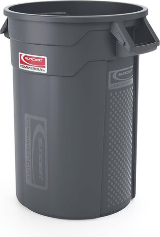 Suncast Commercial Products 44 Gallon Utility Trash Can, Blue, TCU44BL in Kuwait