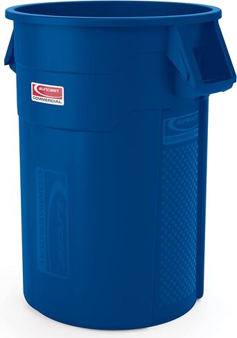 Suncast Commercial Products 44 Gallon Utility Trash Can, Blue, TCU44BL in Kuwait