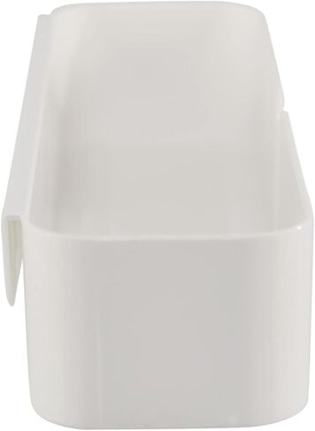 مجموعة Home-X مكونة من منظمي حائط عائمين مع فتحة لشاحن الهاتف، وأرفف لاصقة سهلة التركيب، ومنظمات حائط لجانب السرير أو المطبخ أو المكتب، بطول 25.4 سم × عرض 7.62 سم ​​× ارتفاع 5.08 سم، أبيض in Kuwait