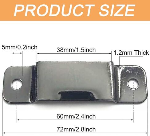8PCS Small Metal Tape Measure Holder Clip Measuring Tape Belt Holder Occidental Measure Holster with Rivets for Drill Leather Pocket Tool, Black in Saudi Arabia