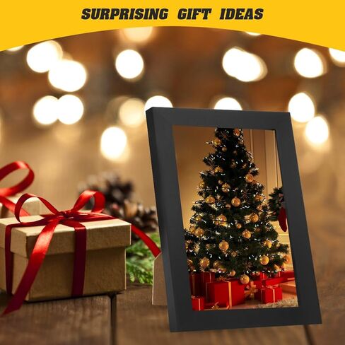 مجموعة من 60 إطار صورة كبير الحجم مع حصيرة للتثبيت على الحائط، إطارات صور بسيطة، إطارات صور متعددة للحائط أو سطح الطاولة، مقاس 4×6 بوصة باللون الأسود in Kuwait