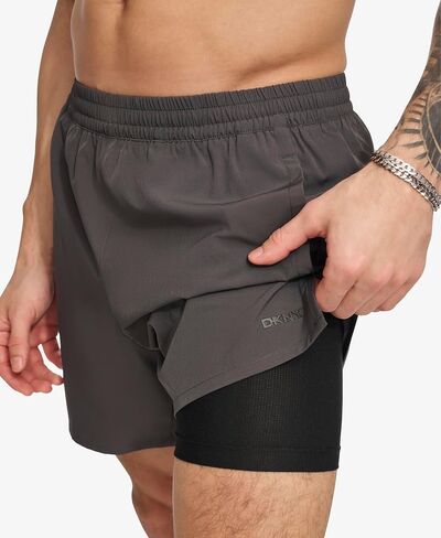DKNY Men's Stretch Quick Dry Volley UPF 40+ Protection Swim Trunk in Saudi Arabia